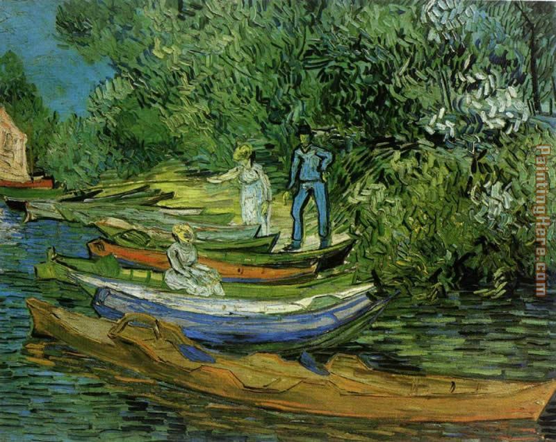 Bank of the Oise at Auvers painting - Vincent van Gogh Bank of the Oise at Auvers art painting